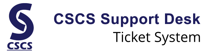 CSCS Support Desk